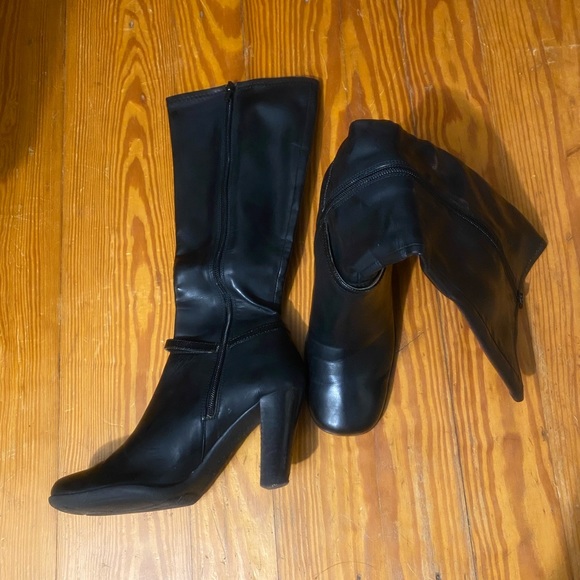 Aldo black heel boots - Picture 4 of 9